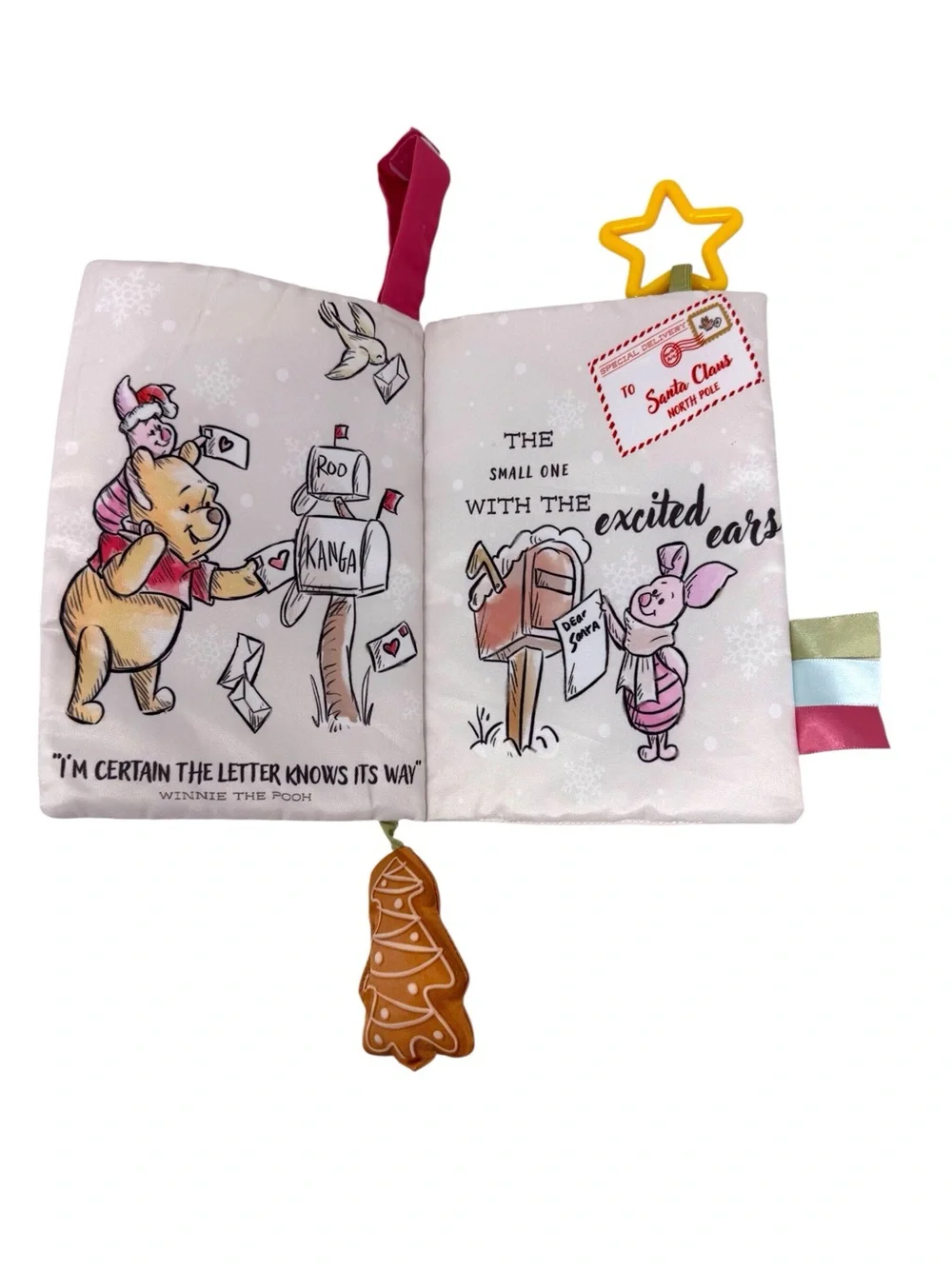 Disney Baby Winnie the Pooh Special Delivery soft crinkle baby/ child’s book